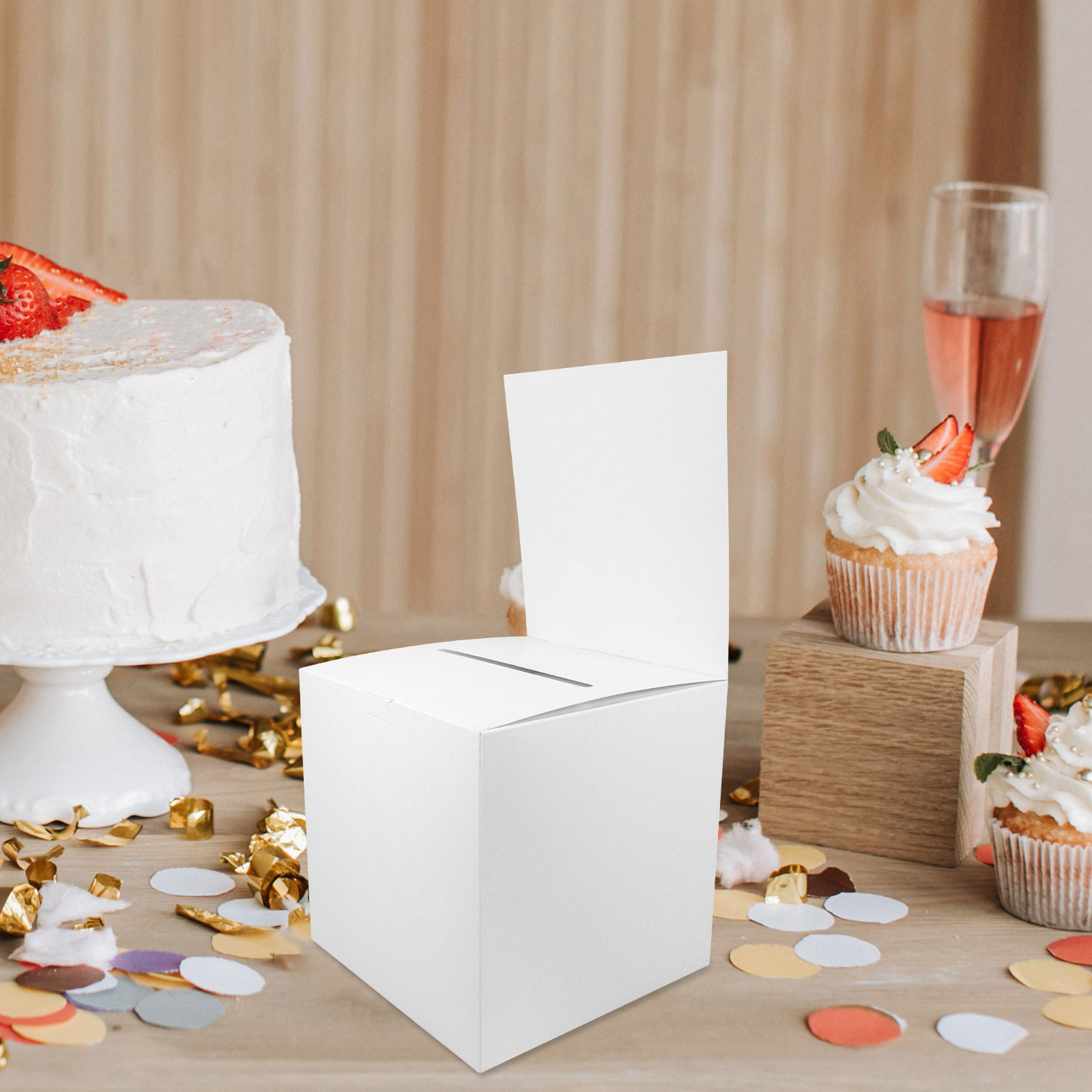 Event Party Box - 4 scatole in cartone per estrazioni
