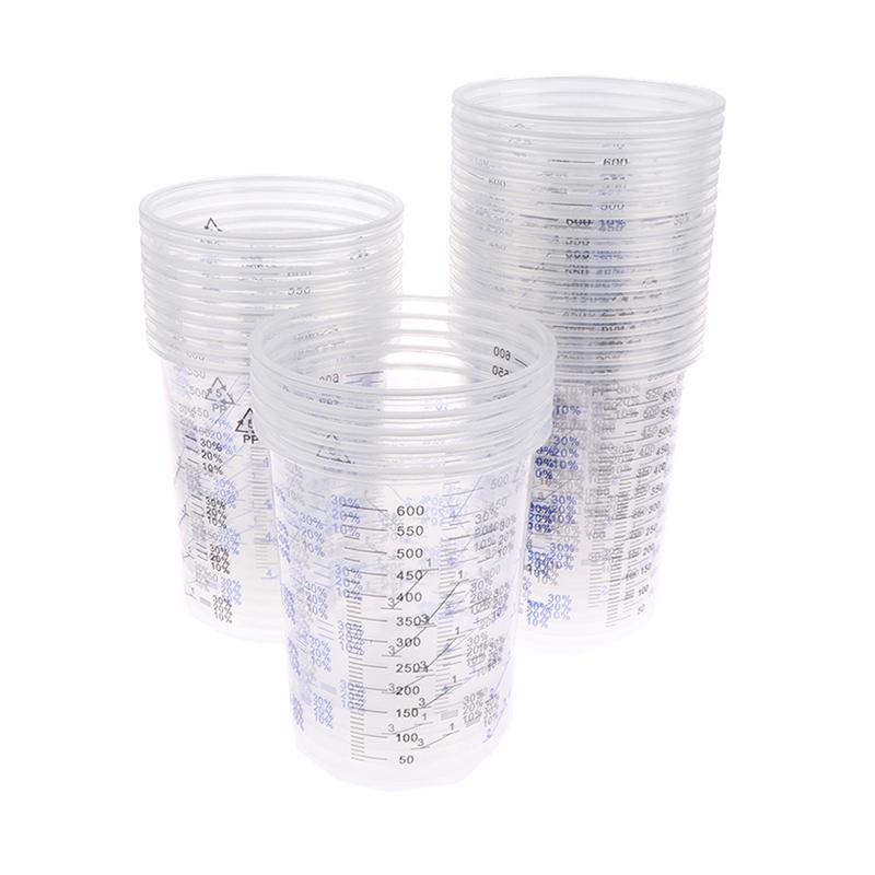 Plastic Cup 50Pcs - 10/50 pezzi, bicchieri calibrati per miscelare