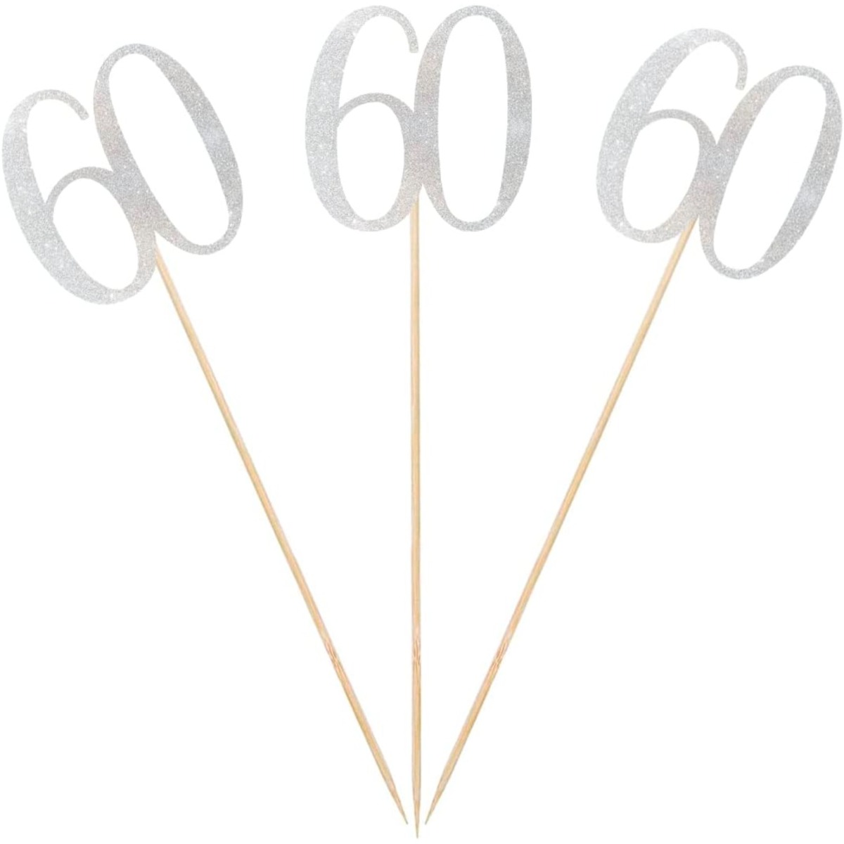 Set di 12 bastoncini argentati - Centerpiece Stick recensione e prezzo