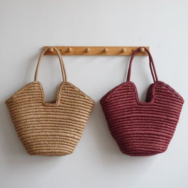 Borsa Tote in Paglia Intreccia - Paper Straw Color recensione e prezzo