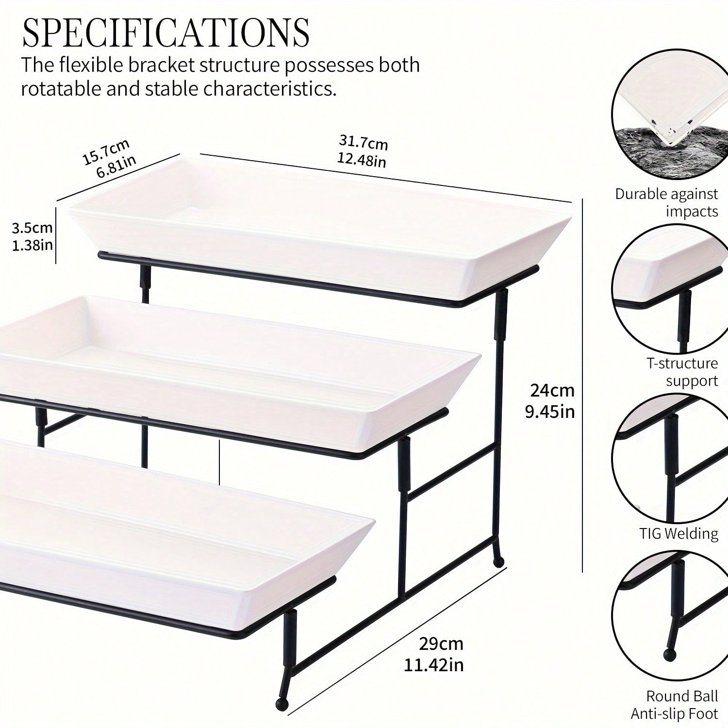BLAGEPORT, 1 pezzo, espositore - Cupcake Stand Tier recensione e prezzo