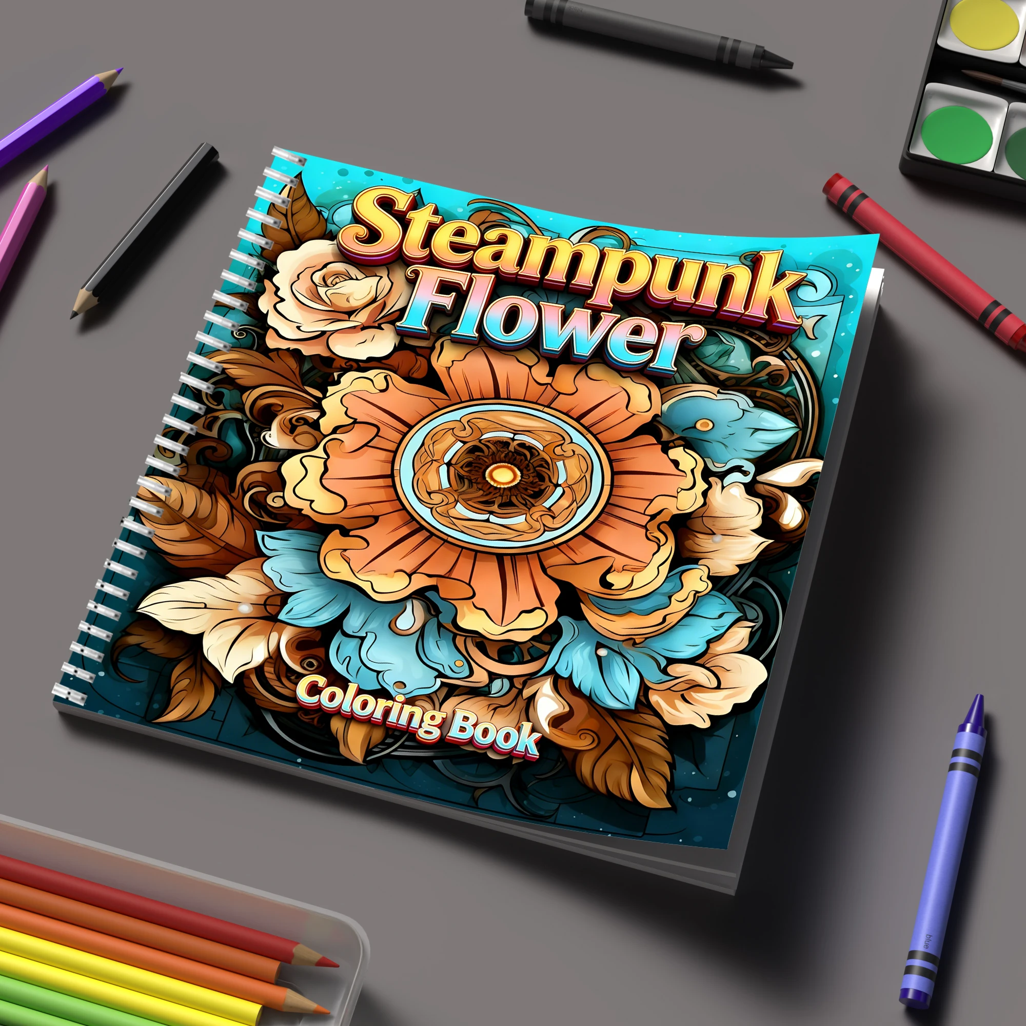 Libro da colorare Fiori Steamp - Event Supplies recensione e prezzo