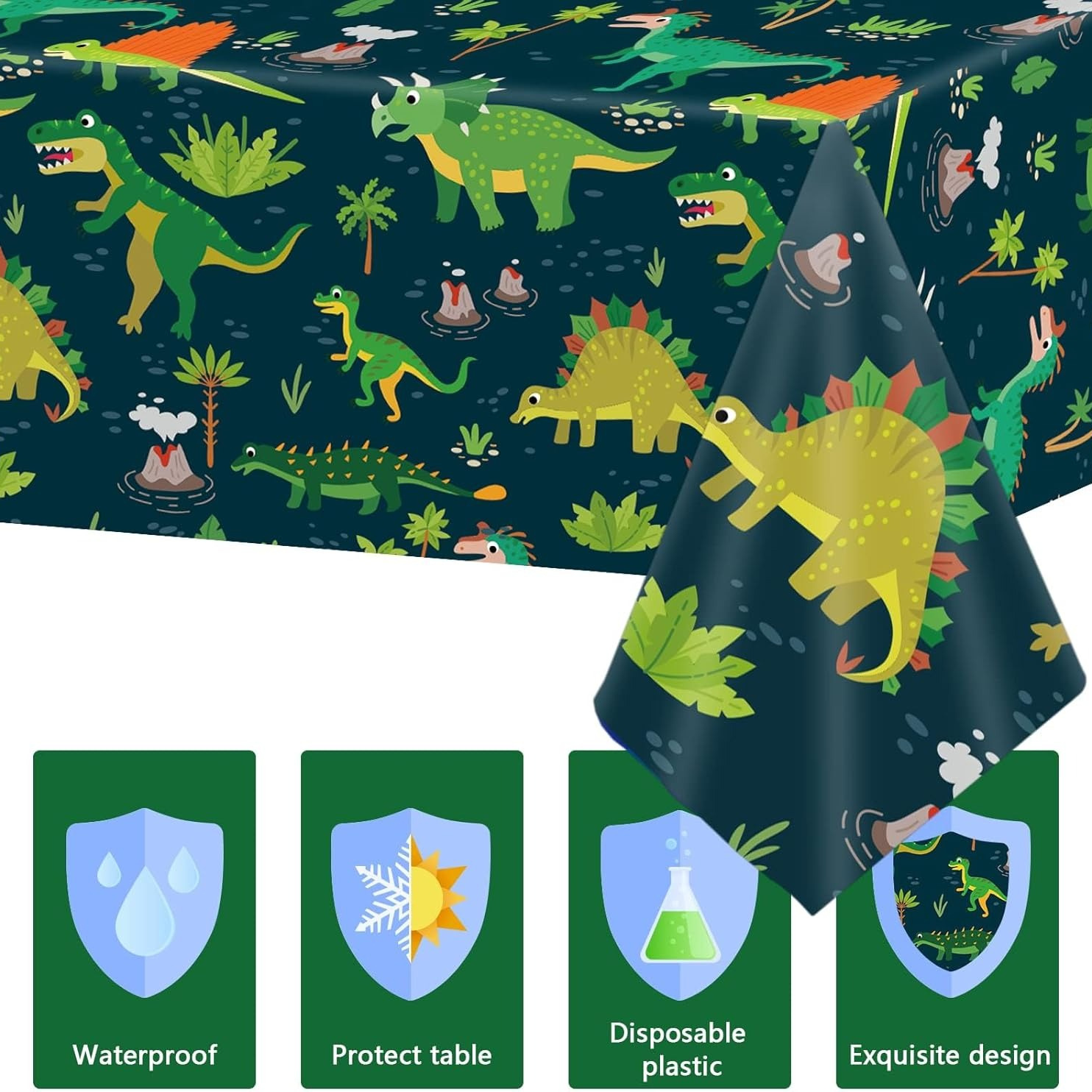 Tovaglia usa e getta con dinos - Table Cloth Disposable recensione e prezzo